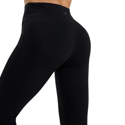 5. Women's leggings 4F CAS F1195 deep black 4FWAW25TTROF1195 20S