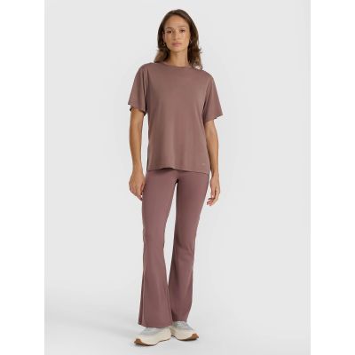 6. Women's oversize T-shirt with modal 4F 4FRAW25TTSHF3408-82S