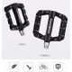 4. Rockbros 2017-12CBK Nylon Bicycle Pedal Set - Black