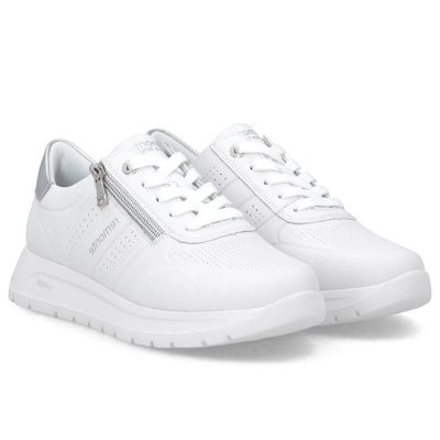 2. Women's leather sports shoes white Remonte Rieker D2V03-80