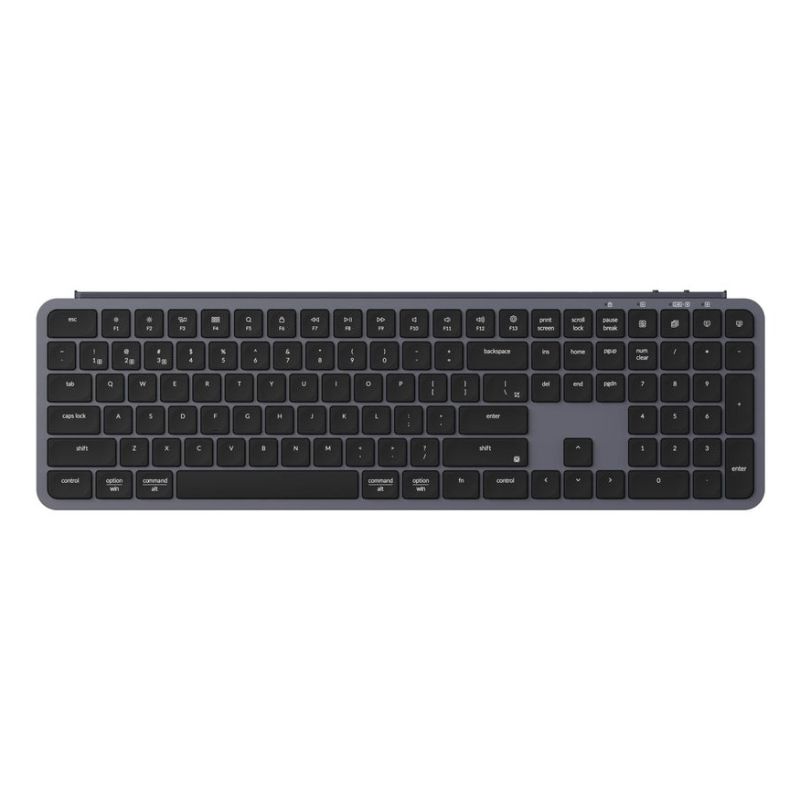 Keychron B6P-K1 Keyboard Home/Office USB + RF Wireless + Bluetooth Gray
