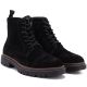 8. Men's leather ankle boots, unlined, suede, black, Big Star UU174221