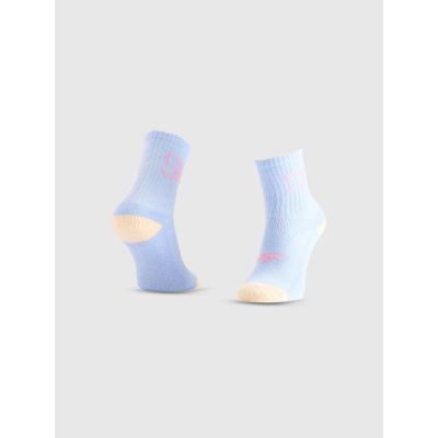 2. Girls' casual ankle socks (2-pack) 4F 4FJRAW25USOCF600-90S