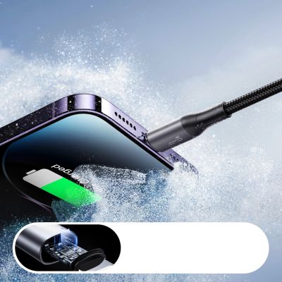 6. Joyroom S-A28 Flash Series 3A USB-A - Lightning cable 2m - black