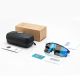 4. Rockbros SP258 ROAD TO SKY Cycling Glasses Polarized Blue Lenses - Navy Blue