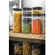 2. GEFU PANTRY Rectangular Container 2.5 l Black, Transparent 1 pc.