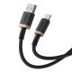 4. Baseus Dura USB-Type C Cable 60W 2m (Black-Gold)