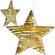 DECORATIVE STAR 20 LED 30 CM GOLD