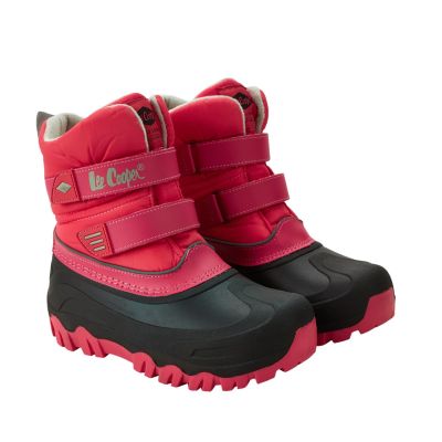 2. Lee Cooper pink and black children's boots LCJ-26-44-4574K
