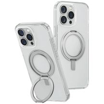 Uniq Swivix 360 Rotating Kickstand Case for iPhone 16 Pro Max - Transparent