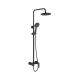 SHOWER COLUMN DOKOS IN BATH MIXER BLACK