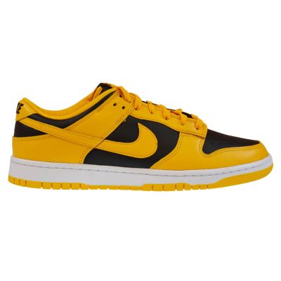 Men's Nike Dunk Low Championship Goldenrod Athletic Shoes - DD1391-004