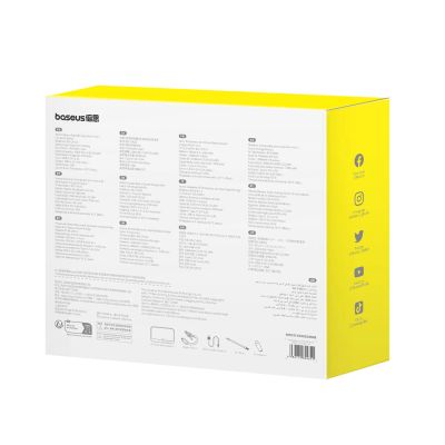 9. Jump starter Baseus Super Energy BS-CH013 4in1 600A with flashlight / powerbank 6000mAh / compressor - black