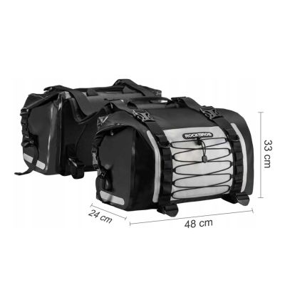 2. Rockbros AS-010BGR motorcycle bag, waterproof - gray