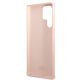 7. Karl Lagerfeld Silicone Ikonik Karl & Choupette Case for Samsung Galaxy S22 Ultra - Light Pink