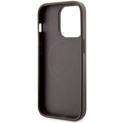 7. Guess GUHMP14XHGCFSEW iPhone 14 Pro Max 6.7" brown/brown hard case GCube Stripes MagSafe