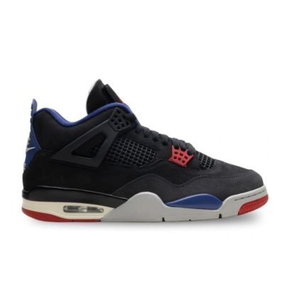 Men's Air Jordan4 Rare Air Black/Fire Red/Deep Sneakers - FV5029-003