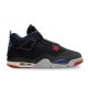 Men's Air Jordan4 Rare Air Black/Fire Red/Deep Sneakers - FV5029-003