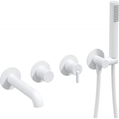 4-hole concealed bathtub tap