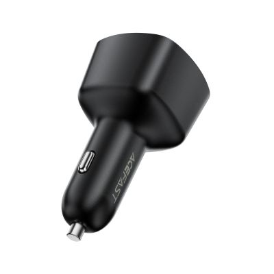 3. Acefast B18 200W Car Charger 2x USB-C + USB-A - Black