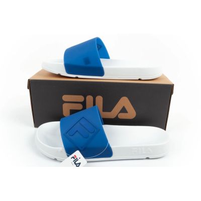 9. Fila men's sports slippers Morro comfortable fashionable blue shoes