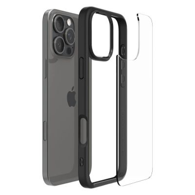 9. Spigen Ultra Hybrid iPhone 16 Pro Case - Matte Black