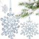 6. SNOWFLAKE HANGING DECORATION 12x12 CM PATTERN 4