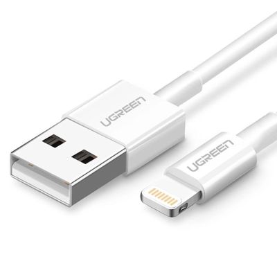 2. Ugreen US155 20728 USB-A / Lightning MFi 2.4A cable 1m - white