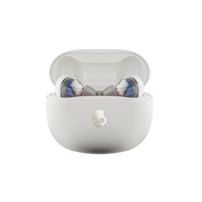 6. Skullcandy Rail True Wireless Bone/Orange Glow Headphones