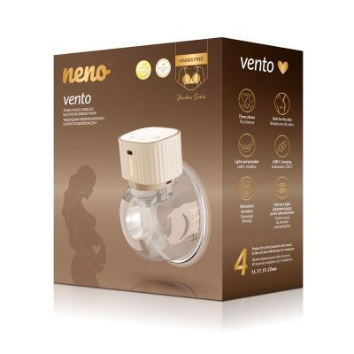 5. NENO CORDLESS SHELL ELECTRIC BREAST PUMP VENTO