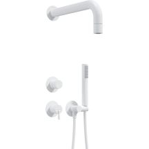 Concealed shower set with hand shower