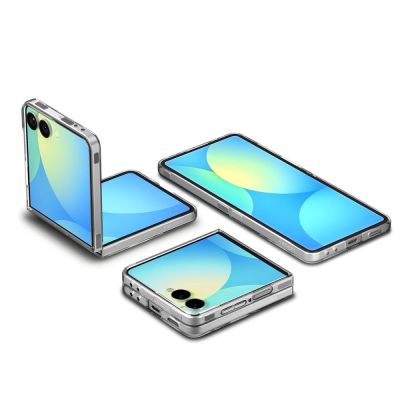 13. Spigen AirSkin Mag MagSafe Case for Samsung Galaxy Z Flip 7 - Clear and White