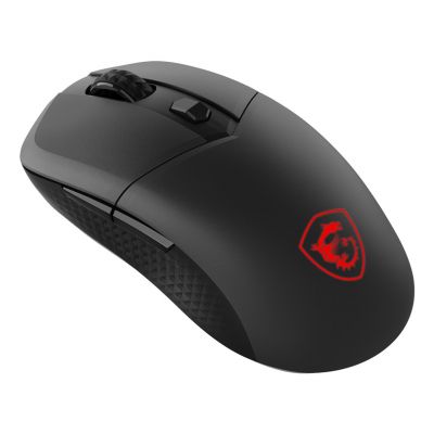 2. MSI VERSA 300 Gaming Mouse for Right-Handed Users, RF Wireless + Bluetooth + USB Type-C, Optical, 8000 DPI