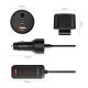 2. ORICO ChargeClip 90W 2A4C Back Clip Multi-Port Car Charger