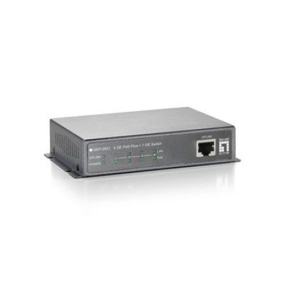 6. LevelOne GB PoE+ Switch 5-Port 19" 115W 1Gbps