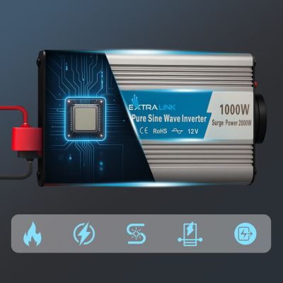 15. Extralink OPIP-1000W | Voltage converter | 12V - 230W, 1000W, pure sine
