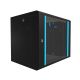 17. Extralink 9U 600x450 Black | Rack Cabinet | Wall-Mounted