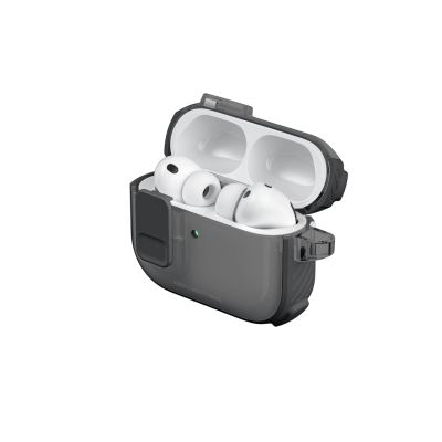 11. AmazingThing Titan Pro Mag Case Clear for AirPods Pro 3 - Black