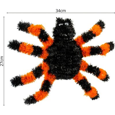 9. HALLOWEEN SPIDER DECORATIVE FIGURINE ORANGE