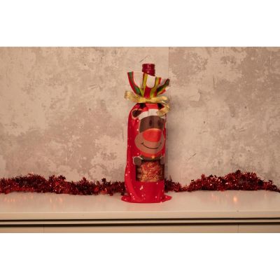 7. REINDEER CHRISTMAS BOTTLE BAG