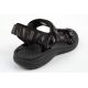 4. Lee Cooper men's shoes with velcro straps for summer beach sandals, lightweight black