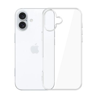 5. 3mk Clear Case for iPhone 16 - transparent