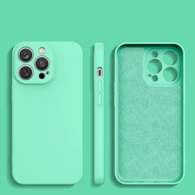 2. Silicone case for Samsung Galaxy A14 5G / Galaxy A14 silicone cover mint green