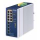 2. PLANET IP30 Industrial L2/L4 8-Port Managed L2/L4 Gigabit Ethernet (10/100/1000) Aluminum, Blue