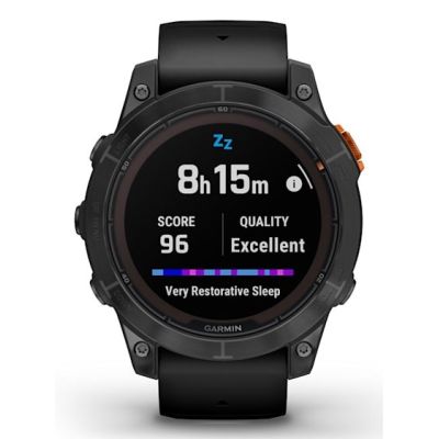 23. Garmin Fenix 7 Pro Solar Edition Slate Grey / Black Band Sports Watch