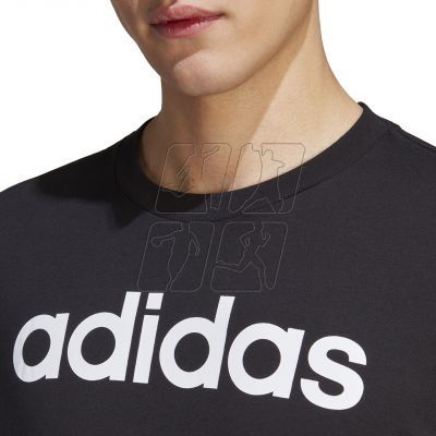 6. adidas Essentials Single Jersey Linear Embroidered Logo Tee M IC9274