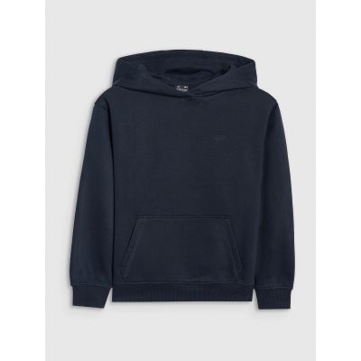8. Boy's sweatshirt with hood, open, 4F 4FJWMM00TSWSM1860-31S