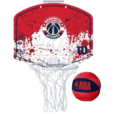 2. Basketball backboard Wilson NBA Team Washington Wizards Mini Hoop WTBA1302WAS