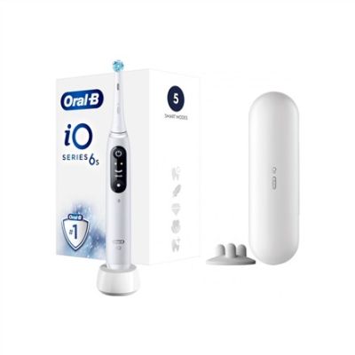 19. Braun Oral-B iO6 Series Electric Toothbrush White