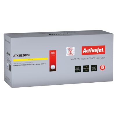 Activejet ATK-5220YN Toner (replaces Kyocera TK-5220Y; Supreme; 1200 pages; yellow)